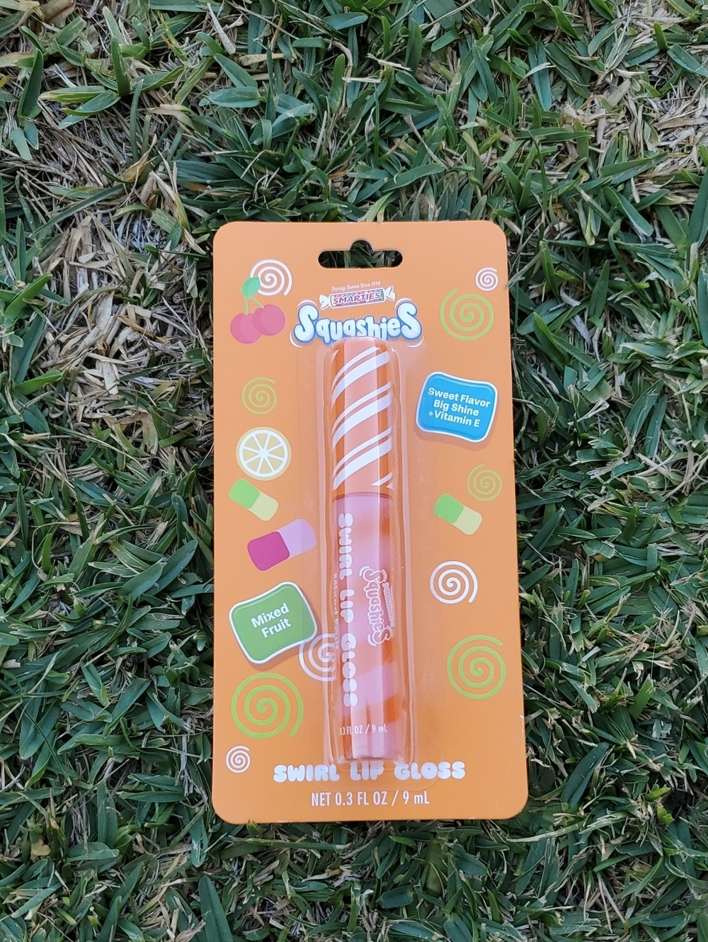 Smarties Squashies Swirl Lip Gloss Mixed Fruit